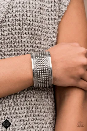 Paparazzi Bronco Bust Bracelet Silver