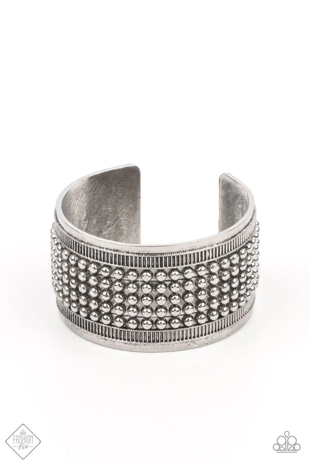 Paparazzi Bronco Bust Bracelet Silver
