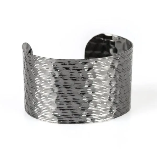Paparazzi Simmering Shimmer Black Gunmetal Bracelet