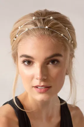 Pearl Drops Elastic Headband