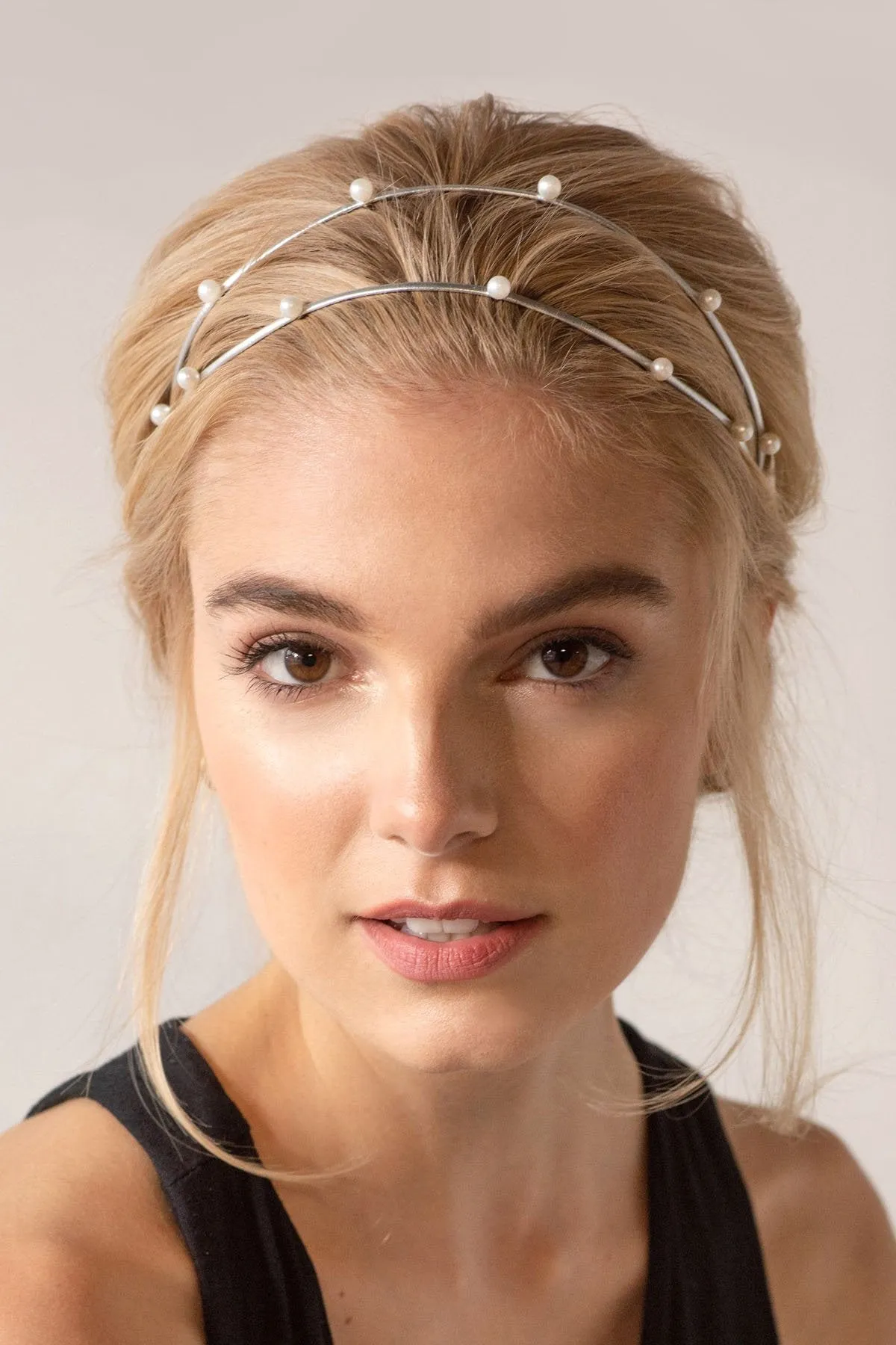 Pearl Drops Elastic Headband