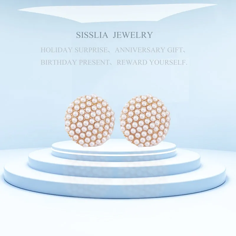 Pearl Earrings S925 Sterling Silver Earrings