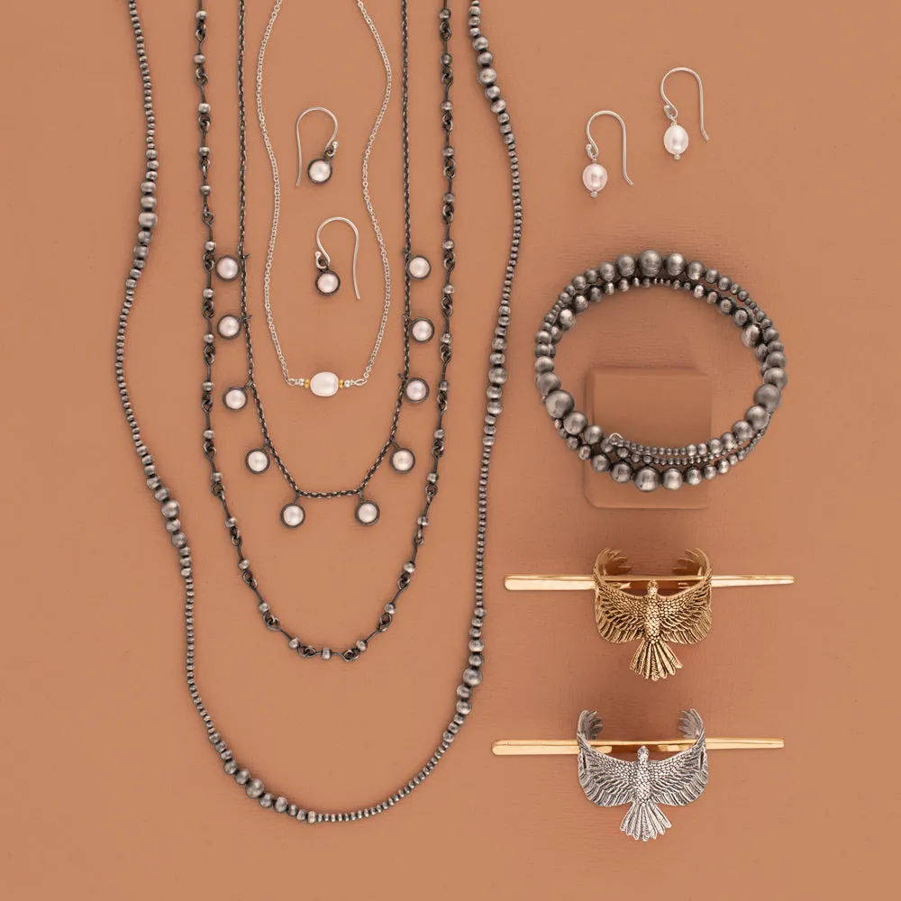 Pearl Moon Earrings