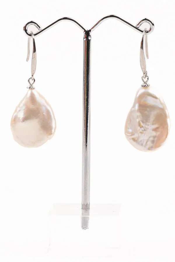 Pearl Shepherd Hooks - P45 13-15mm White