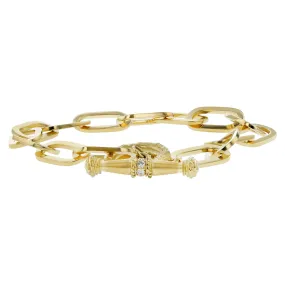 Plain Link Toggle Bracelet