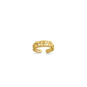 Plumeria Flower Toe Ring (14K)