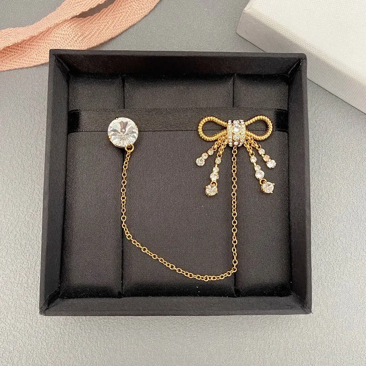 Pre Order:  Vintage Bow Tassel Brooch