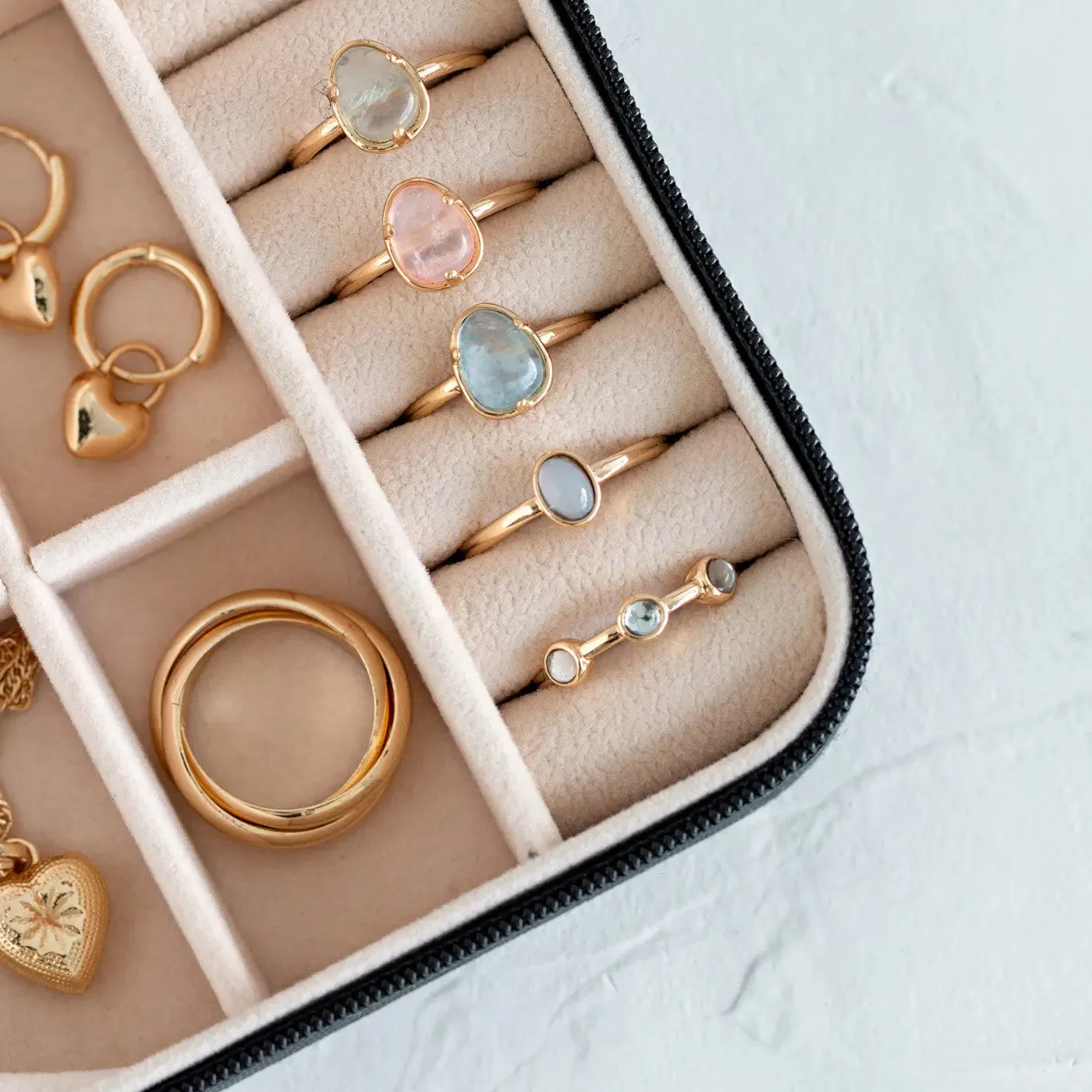Precious Stone Ring Triple