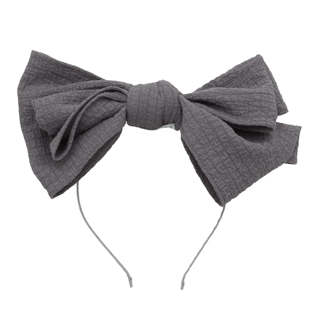 Project 6 Floppy Muslin Headband - Charcoal