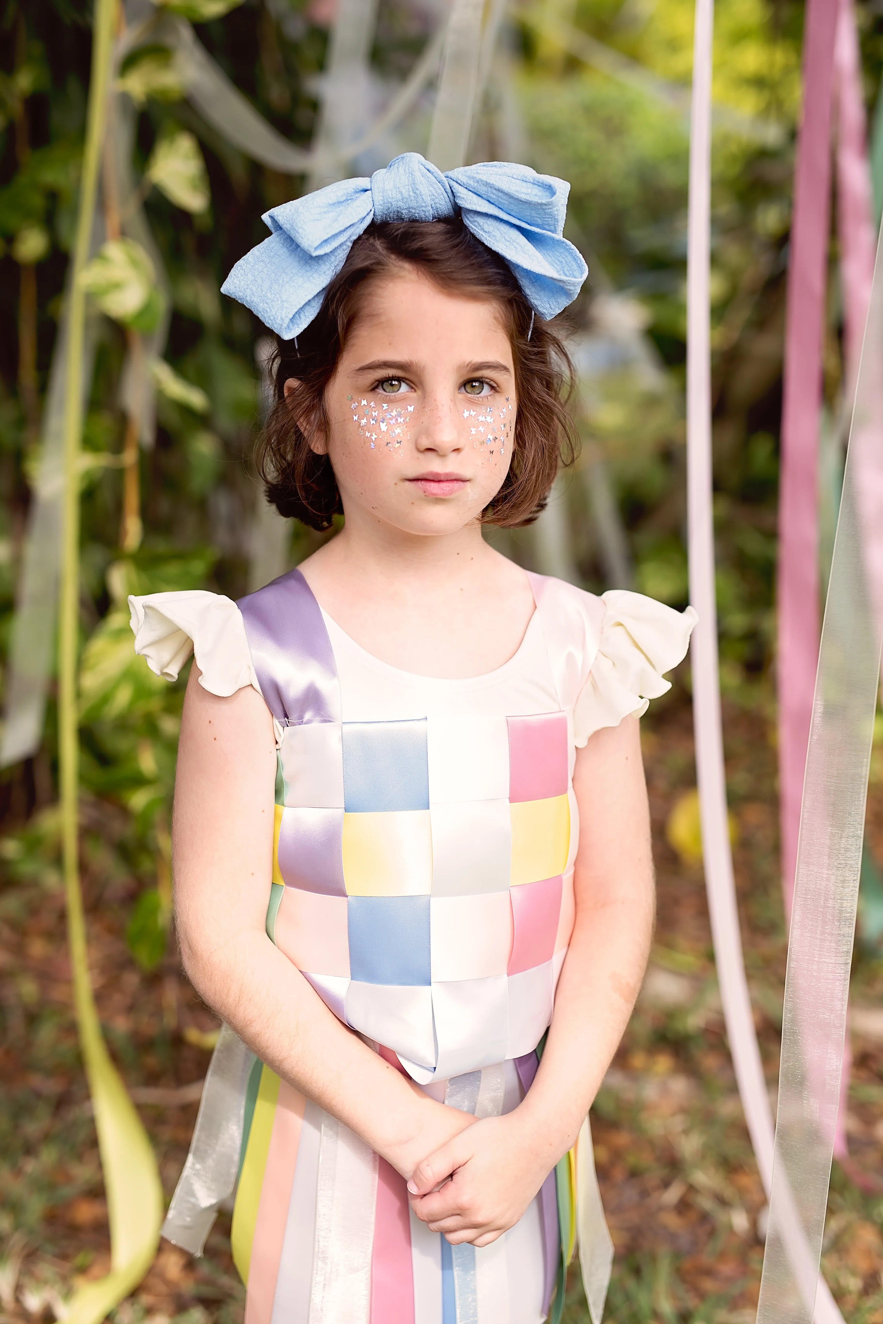 Project 6 Floppy Muslin Headband - Charcoal