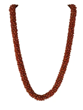 R 14k clasp Italian red coral necklace