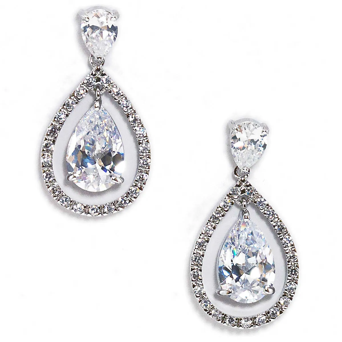 Regan Elegant Bridal Earring and Bracelet Set