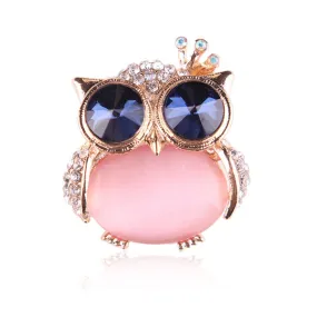 Rhinestone Owl Brooch 水鑽貓頭鷹胸針 KCHM1135