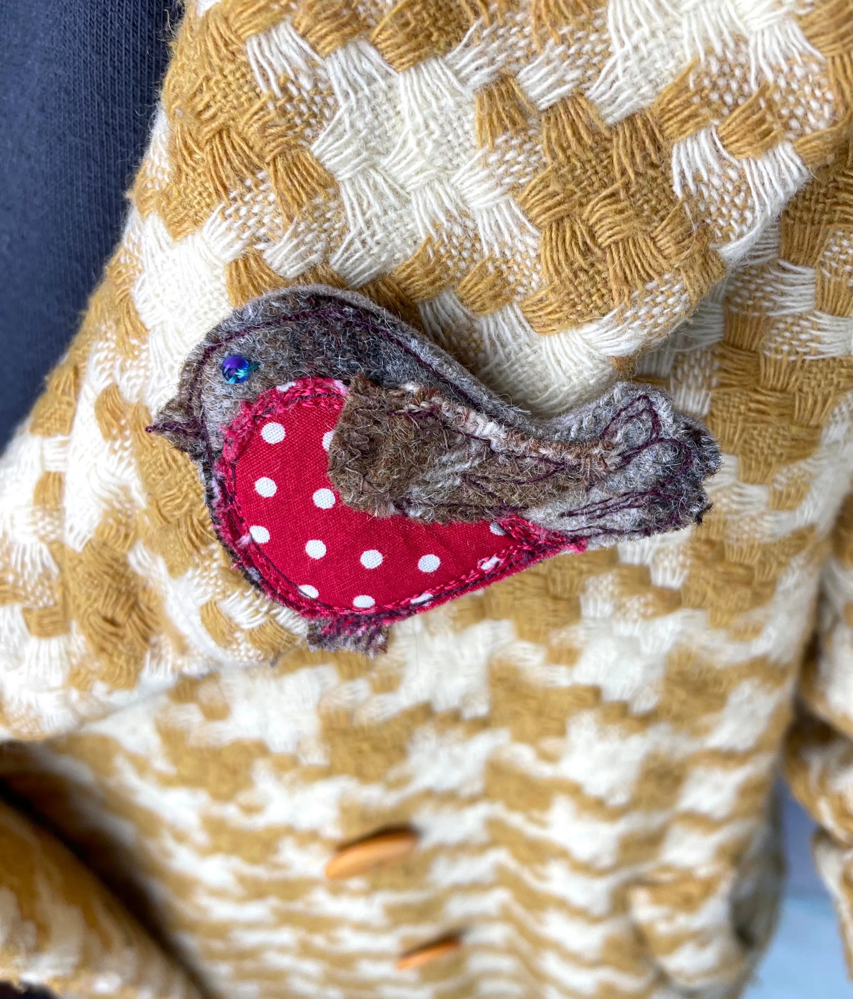 Robin Brooch