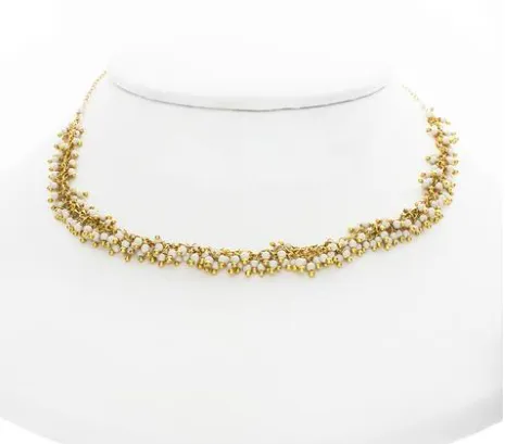 ROLLED CLUSTER CHAIN CHOKERS