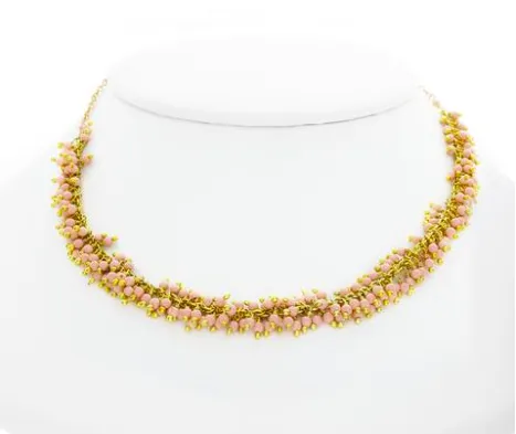 ROLLED CLUSTER CHAIN CHOKERS