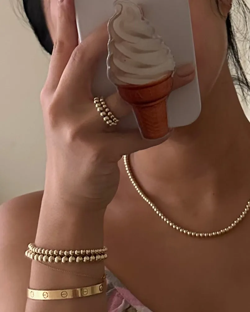 Round Beaded Ring