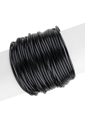 SAACHI Simple Cord Leather Bracelet