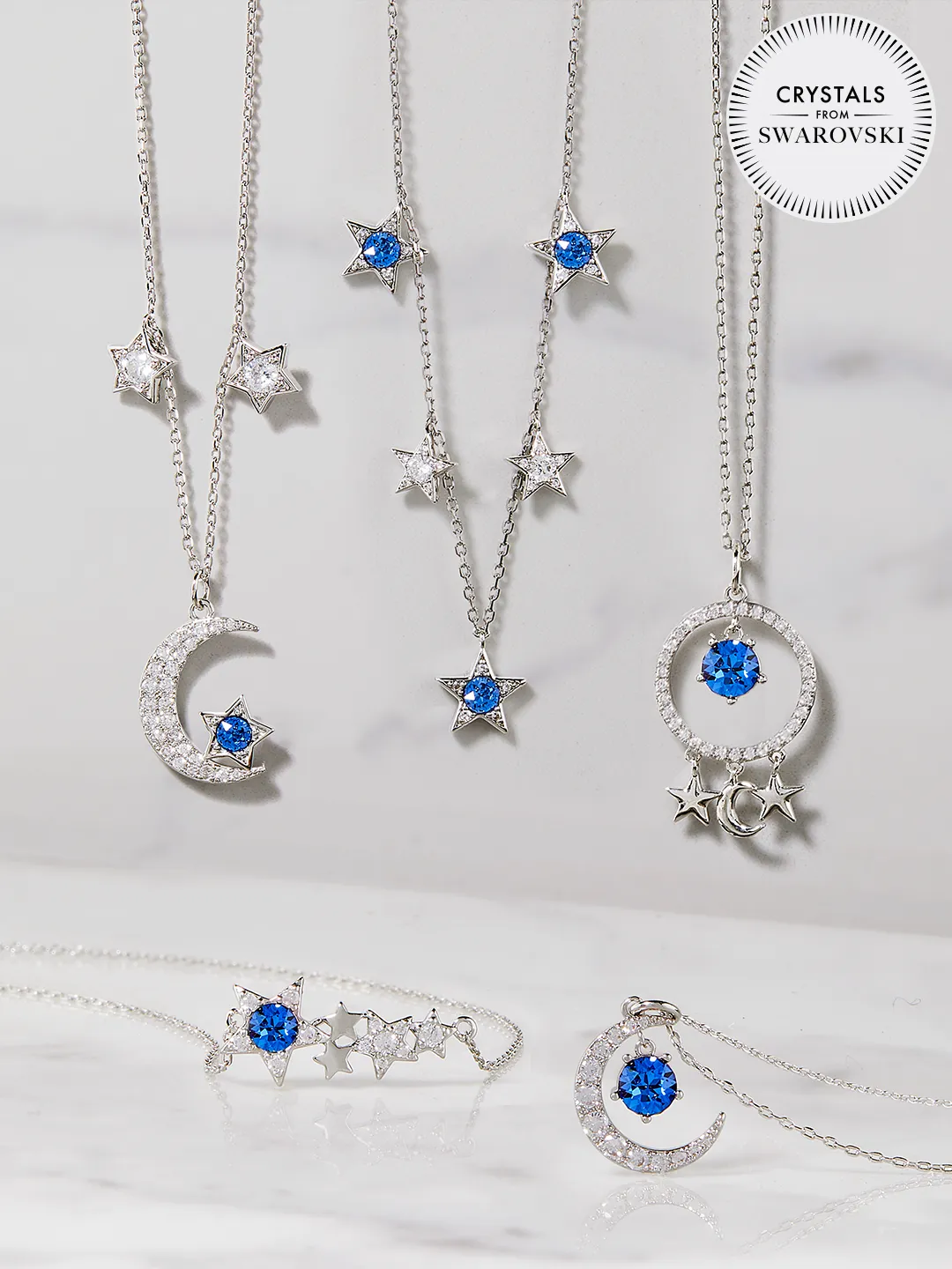 Sapphire Candle - Sapphire Jewelry Collection Made With Crystals From Swarovski®