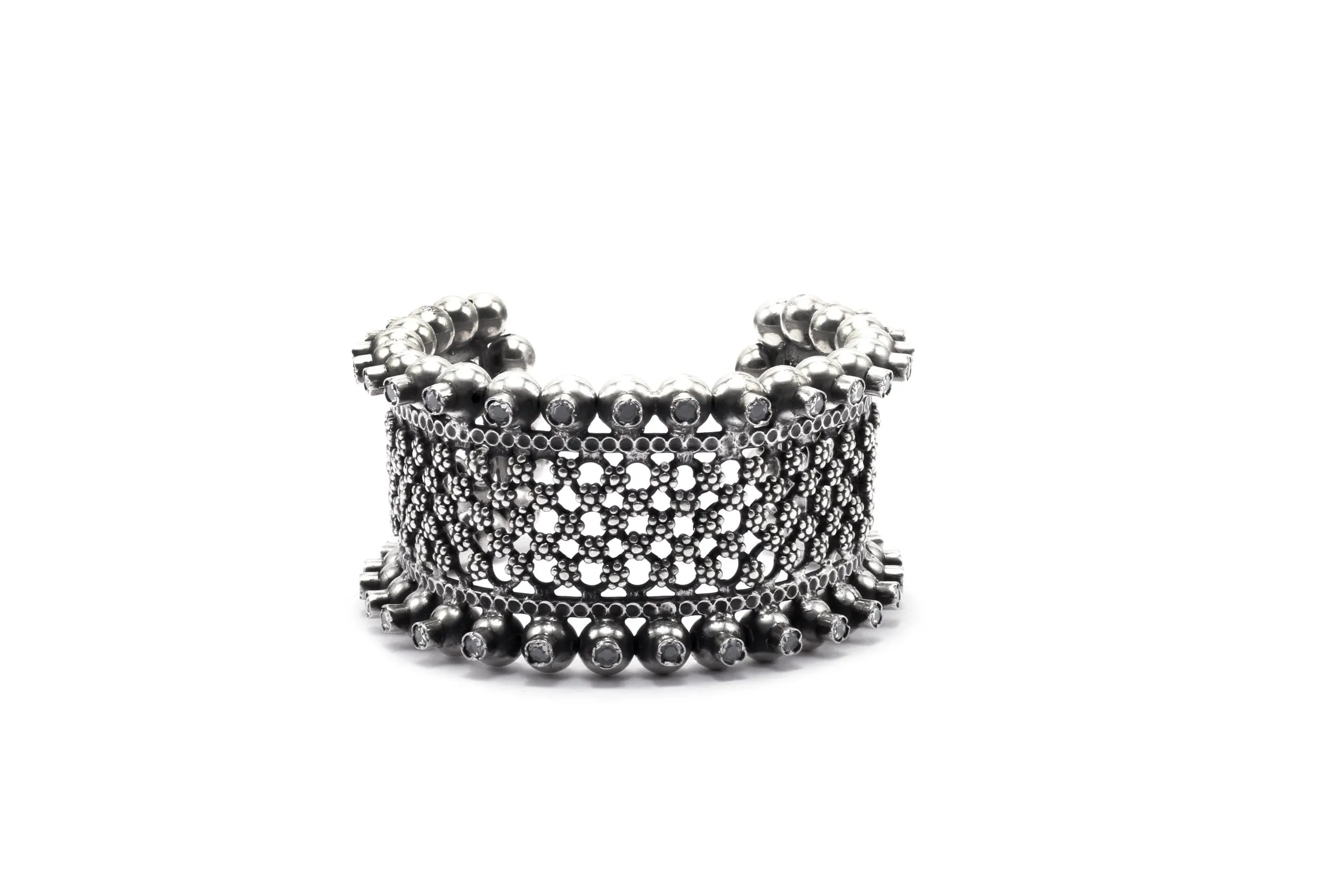 Silver Lubena Cuff Bracelet