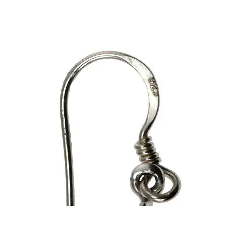 Silver Pearl Dangle Earrings