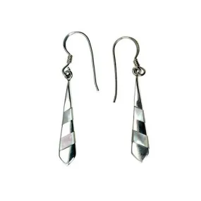 Silver Pearl Dangle Earrings