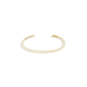 Solid Gold Fineline Workshop Cuff