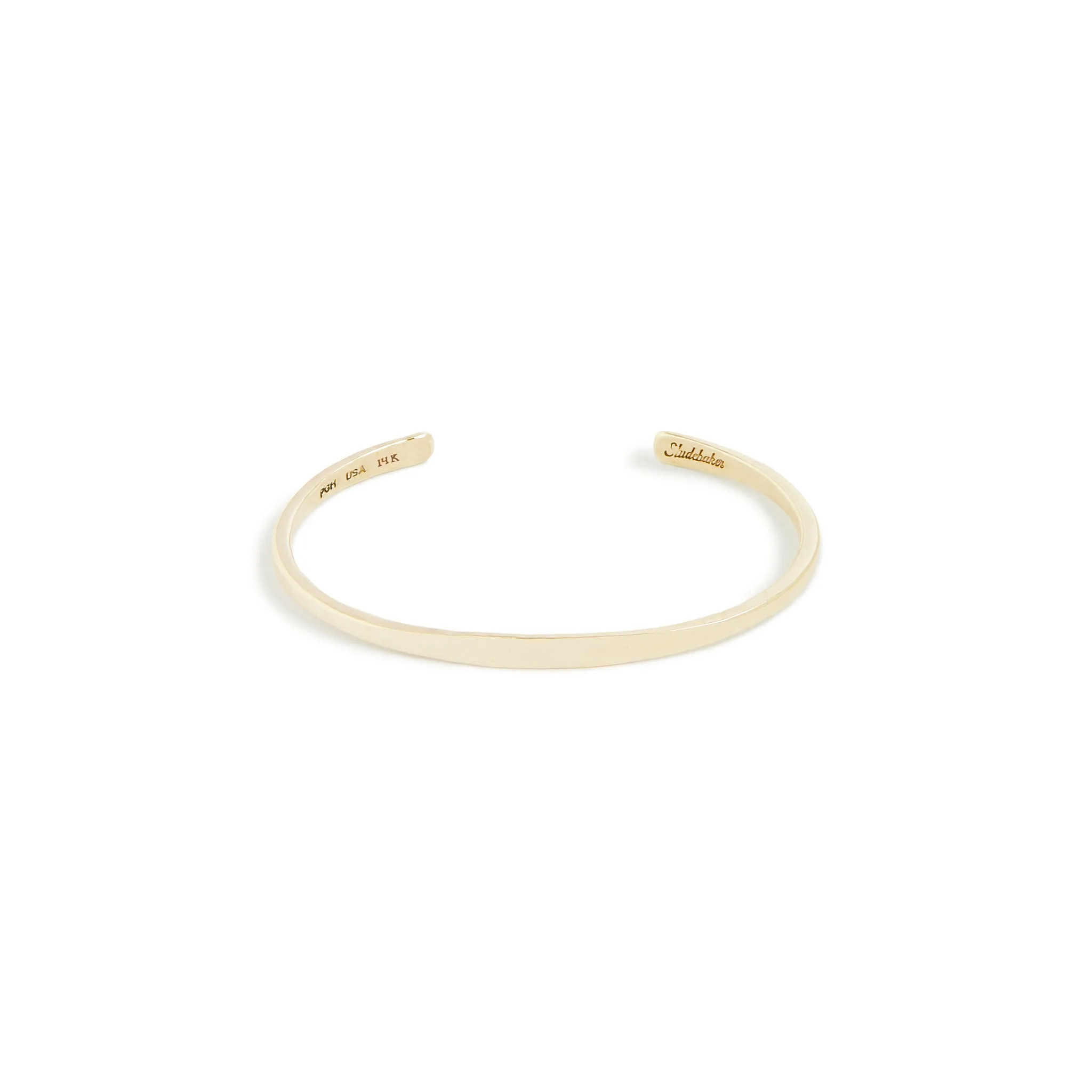 Solid Gold Fineline Workshop Cuff