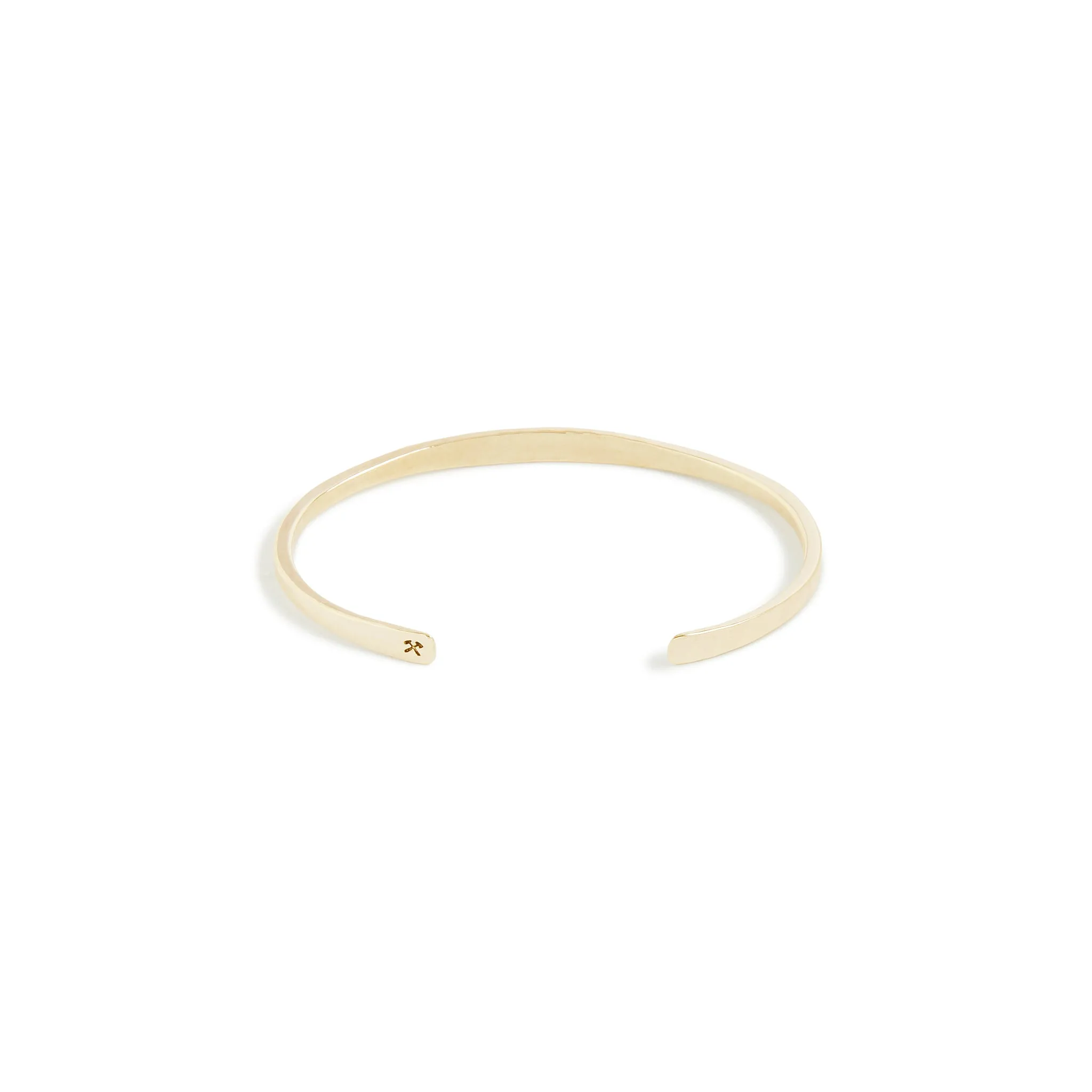 Solid Gold Fineline Workshop Cuff