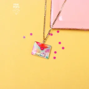 Sparkling Love Mail Pendant