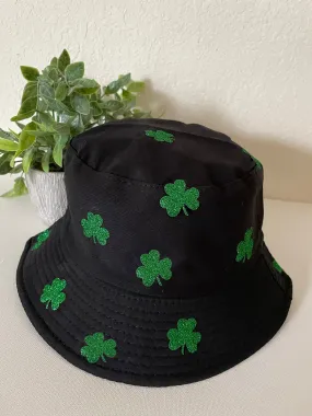 St.Patrick's Day Glitter Bucket Hat