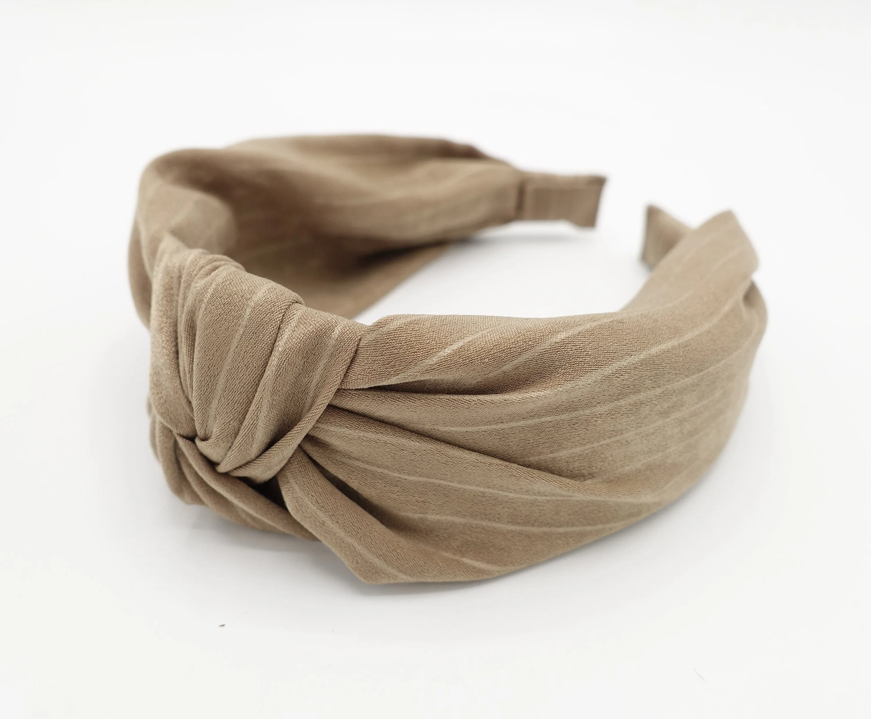 stripe top knot headband Autumn hairband for women