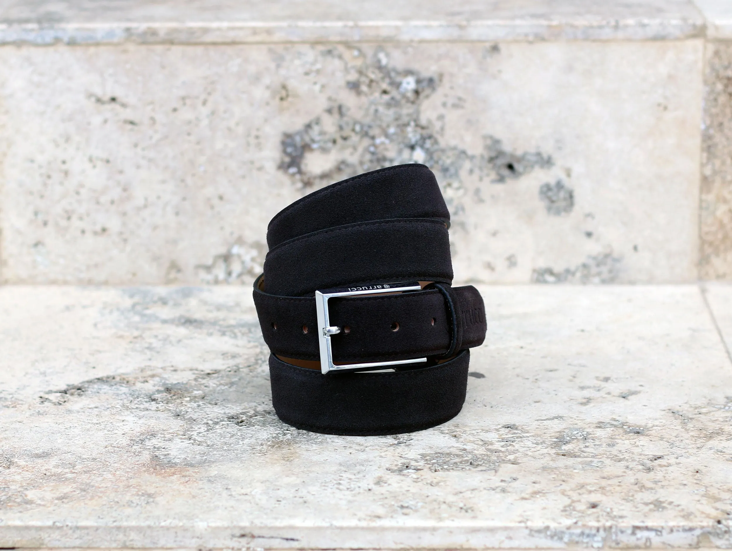 Suede Belt Black