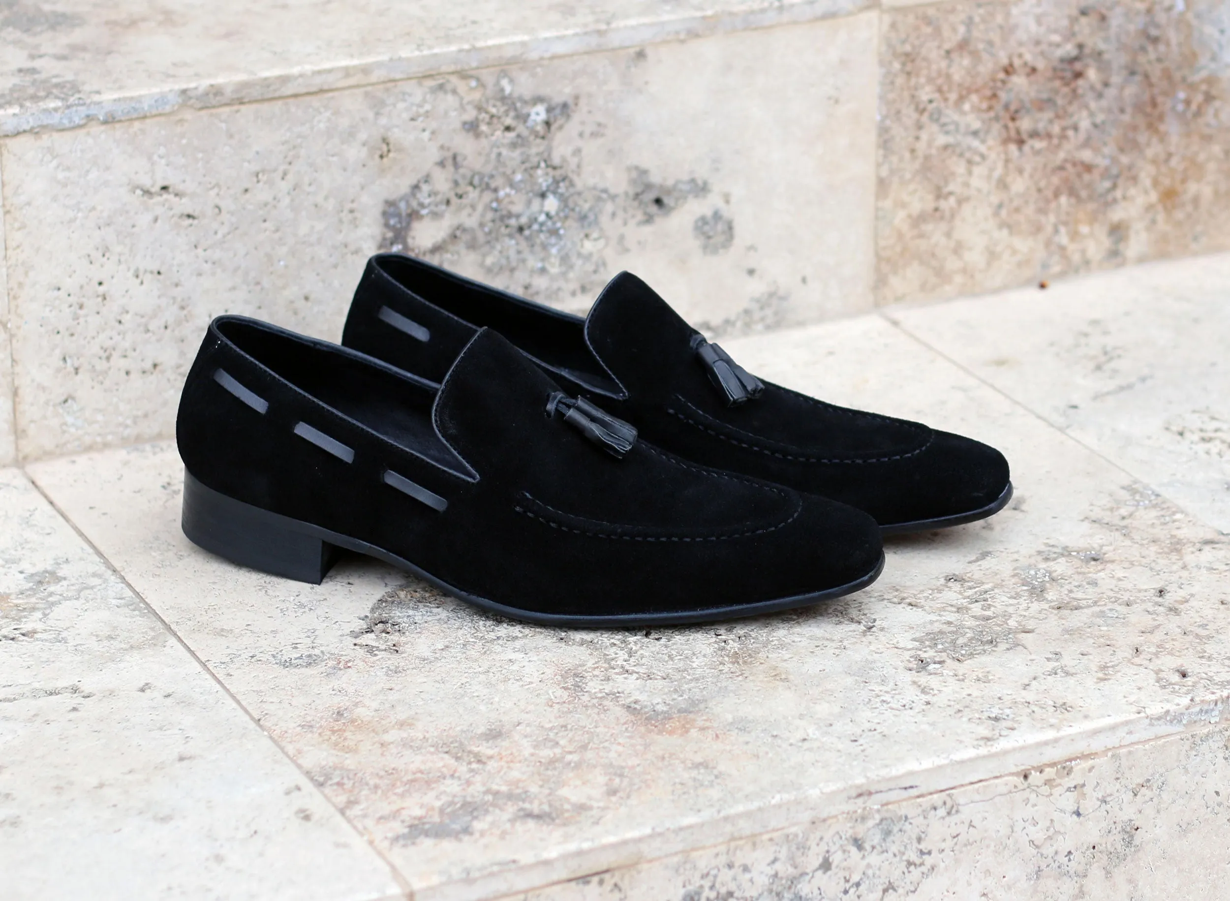 Suede Belt Black