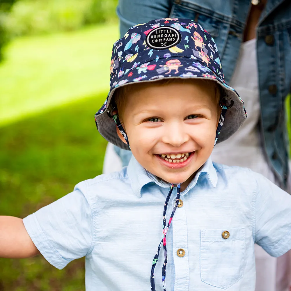 SUPERHERO PALS REVERSIBLE BUCKET HAT - 4 Sizes