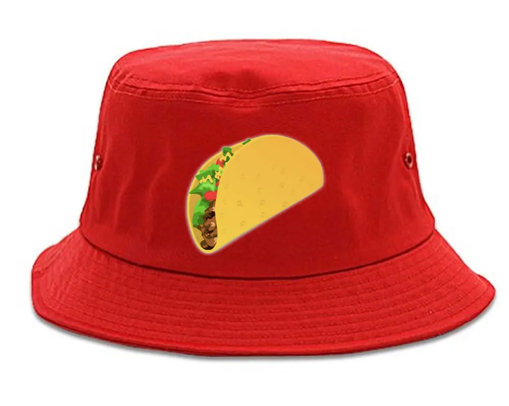 Taco Meme Chest Bucket Hat Cap