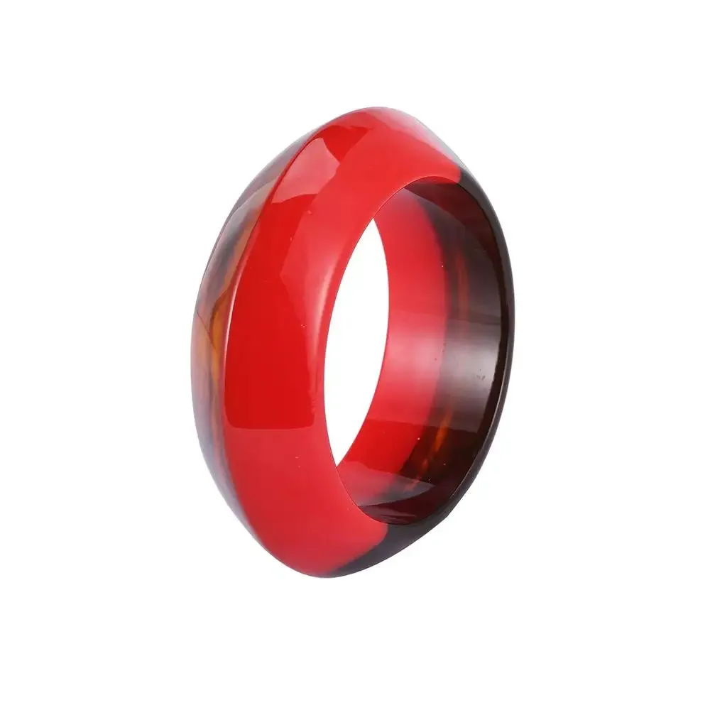 TEEK - Abstract Acrylic Cuff Bangles Bracelet