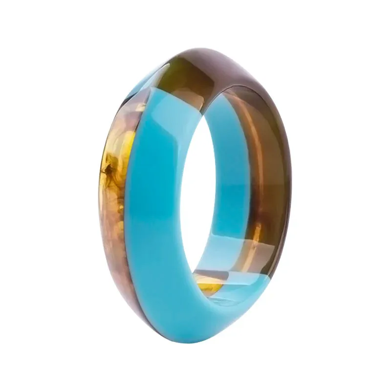 TEEK - Abstract Acrylic Cuff Bangles Bracelet