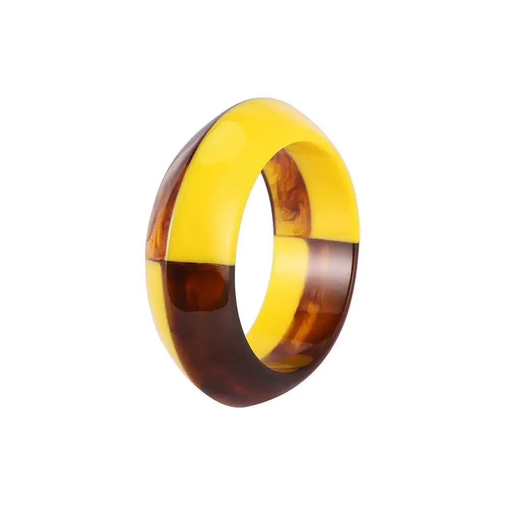 TEEK - Abstract Acrylic Cuff Bangles Bracelet