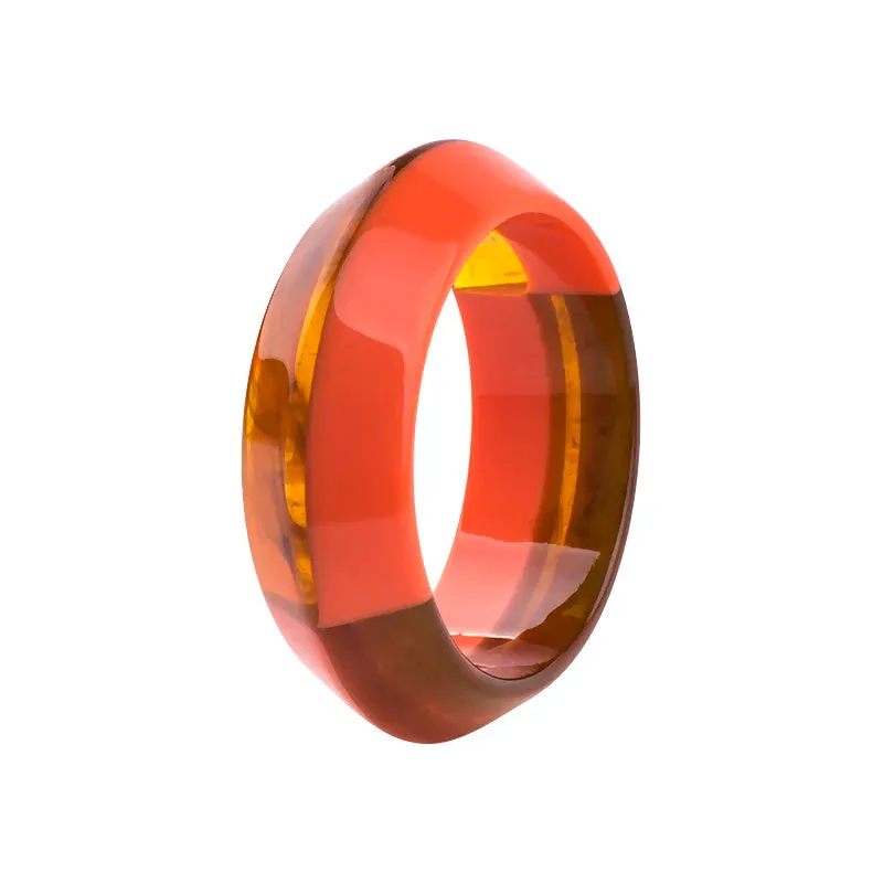 TEEK - Abstract Acrylic Cuff Bangles Bracelet
