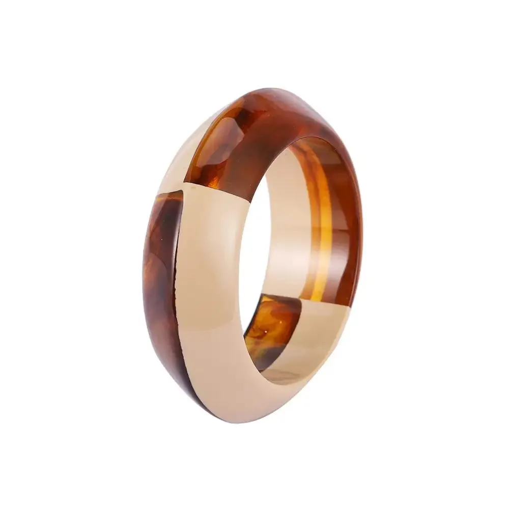 TEEK - Abstract Acrylic Cuff Bangles Bracelet