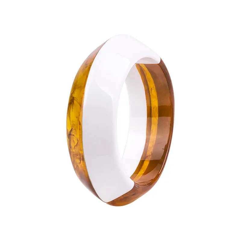 TEEK - Abstract Acrylic Cuff Bangles Bracelet