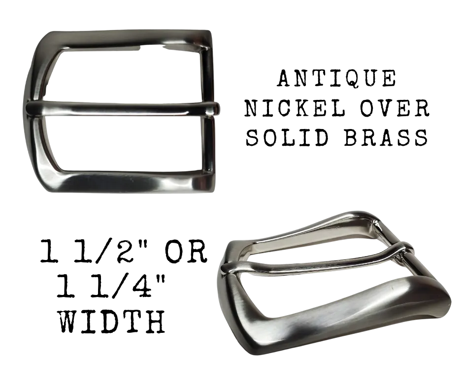 The Bellevue Solid Brass Buckle