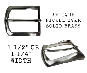 The Bellevue Solid Brass Buckle