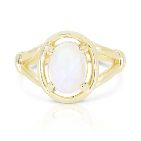 The Halo Gold Ring