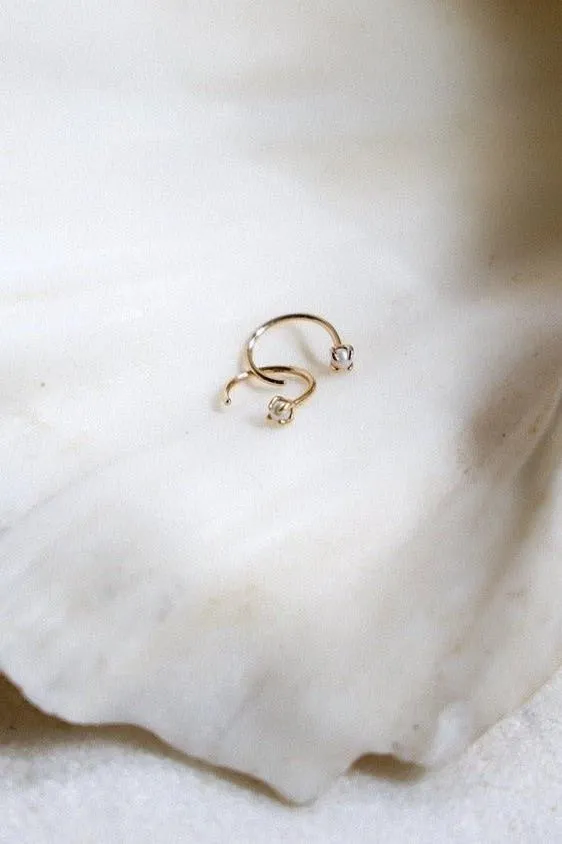 The Pearl Hook Earring