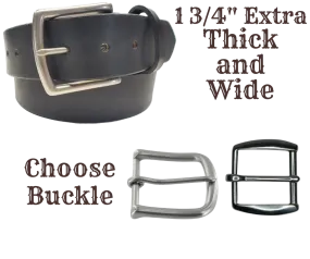 The "Yuma" 1 3/4" Heavy/Extra Wide Bridle Leather Belt