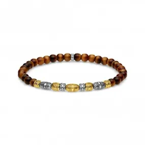 Thomas Sabo Brown Gold Lucky Charm Beaded Bracelet A1921-966-2
