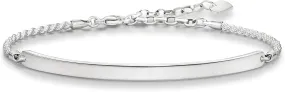 Thomas Sabo Sterling Silver Love Bridge Bracelet LBA0008-001-12-L21V