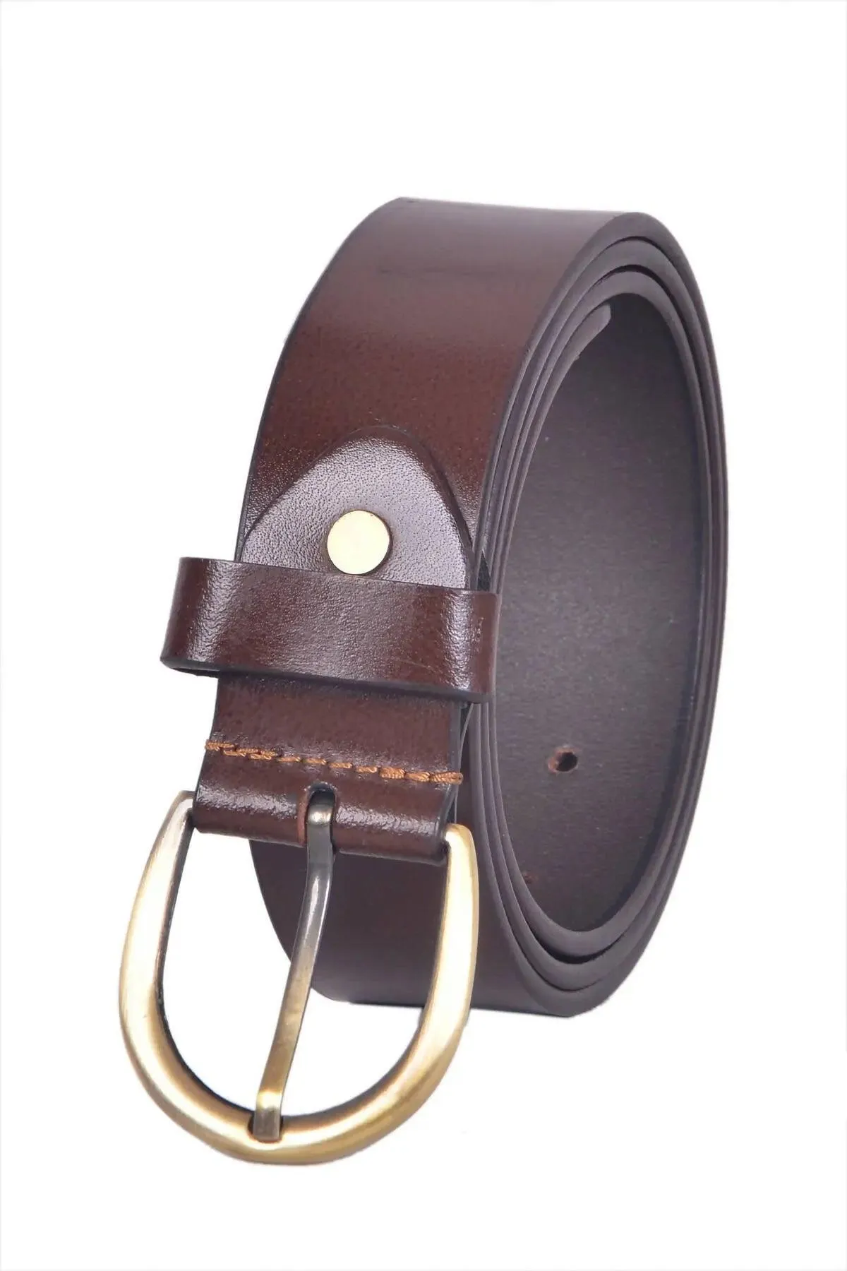TLP Leather Belt for Women / Girls Colour - Brown (SKU BELT-10012)